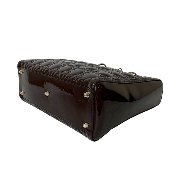 CHRISTIAN DIOR Brown Leather Shoulder Bag - Picture 8 of 10